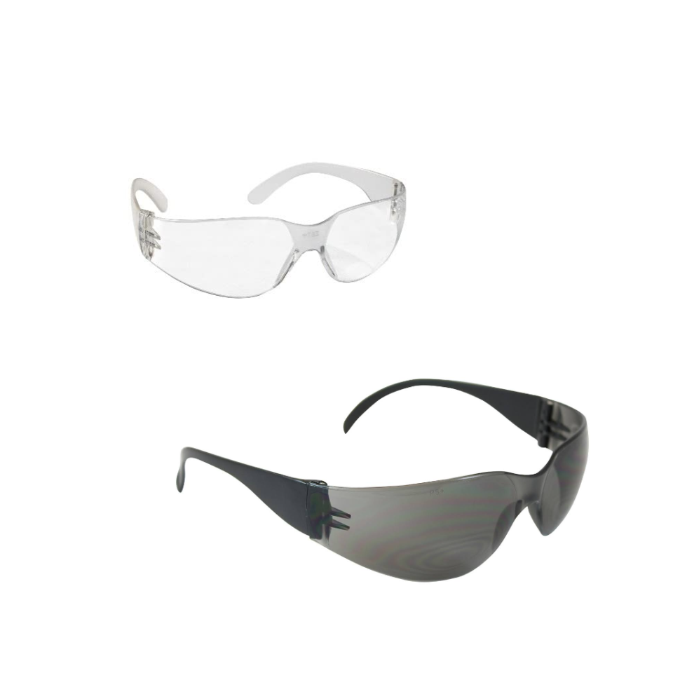 CurveGuard Clear/Smoke Safety Spectacle Goggles